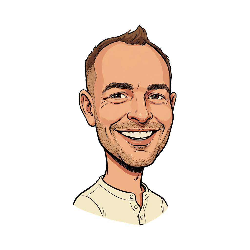 Silvio Lindstedt — caricature portrait